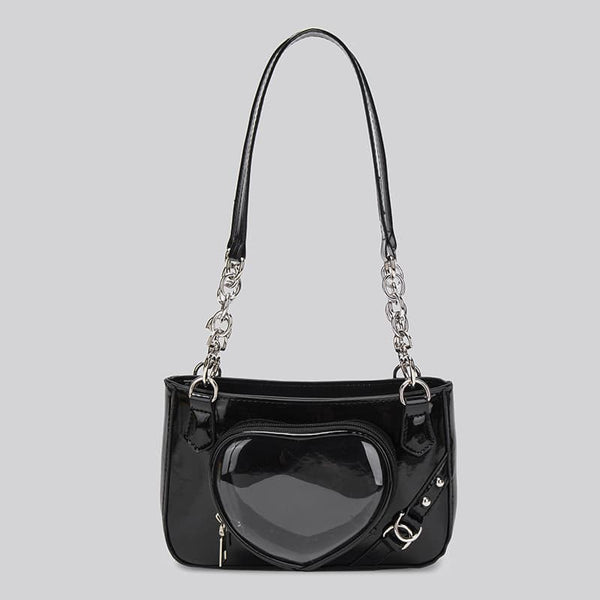 New Japanese Style Heart Ita Bag Y2K Subculture Sweet Cool Girl Small Shoulder Bag Anime Style