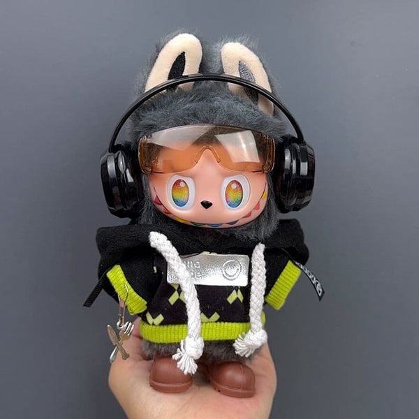 New Labubu Outfit Set – “High Energy Ahead” Hoodie & Pants for Gen 1, 2, 3 Dolls (No Doll Included)