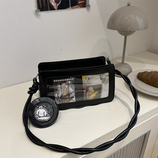 Y2K Sweet Cool Transparent Itabag | Japanese Style Wholesale Crossbody Shoulder Bag for Women(No Doll Included)