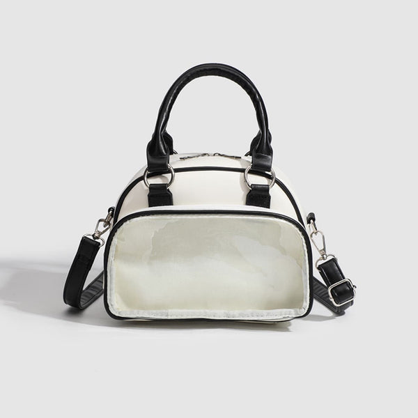 Cute Ita Bag Bowling Bag Tote Backpack Crossbody Fashion Casual(No Doll Included)