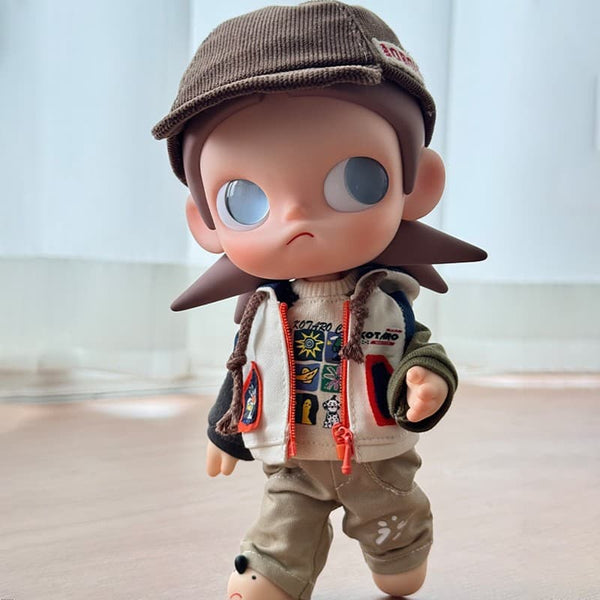 Zsiga “Where I Long For” 1/8 Doll Outfit – Cool Suspenders Pants Set for Action Dolls(No Doll Included)